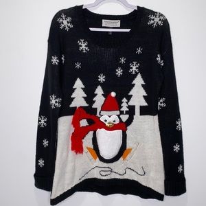 Tiara International Christmas Collection Holiday Christmas Sweater Size M